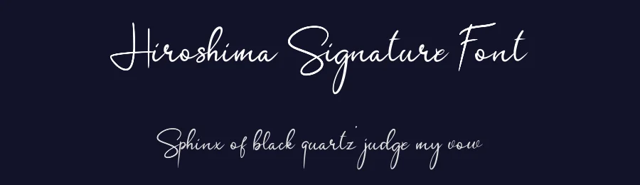 Hiroshima Signature Font by Basnistudio — Script Handwritten Font — thumbnail 2
