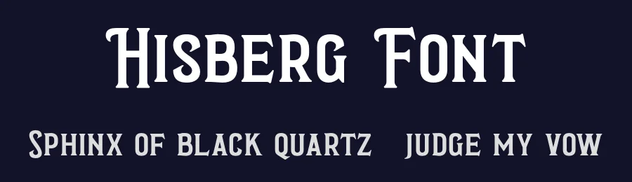 Hisberg Font by craftsupplyco — Display Font — thumbnail 2