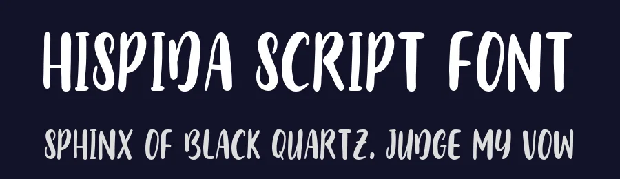 Hispida Script Font by ekosamp — Script Handwritten Font — thumbnail 2
