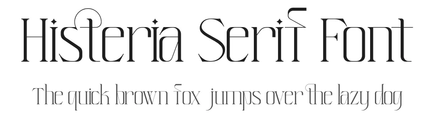 Histeria Serif Font by Storytype — Serif Font