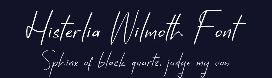 Histerlia Wilmoth Font by letterfabric — Script Handwritten Font — thumbnail 2