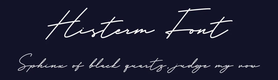 Histerm Font by Rantautype — Script Handwritten Font — thumbnail 2