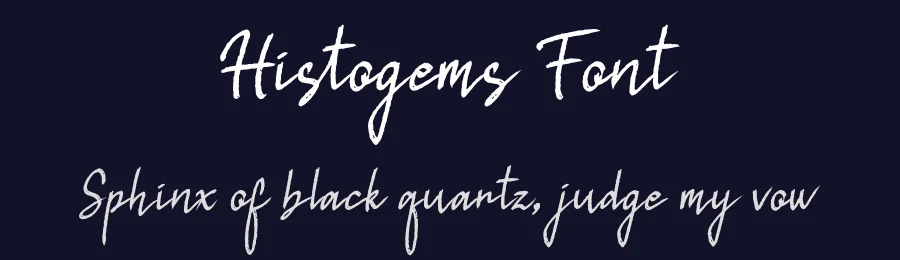 Histogems Font by Denustudios — Script Handwritten Font — thumbnail 2