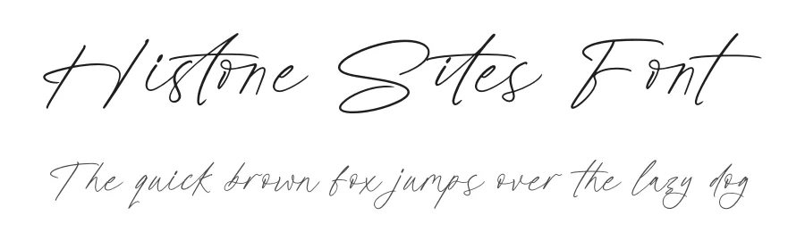 Histone Sites Font by letterenastudios — Script Handwritten Font