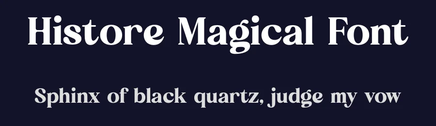 Histore Magical Font by letterenastudios — Serif Font — thumbnail 2