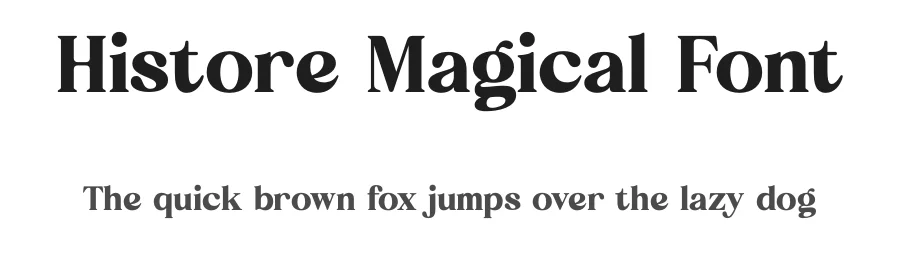 Histore Magical Font by letterenastudios — Serif Font