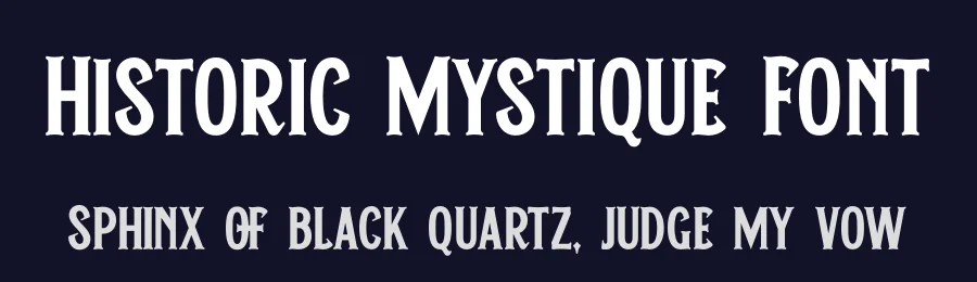 Historic Mystique Font by timelesstype.co — Display Font — thumbnail 2
