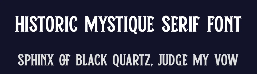 Historic Mystique Serif Font by timelesstype.co — Serif Font — thumbnail 2