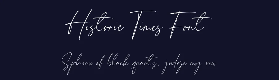 Historic Times Font by Timur type — Script Handwritten Font — thumbnail 2