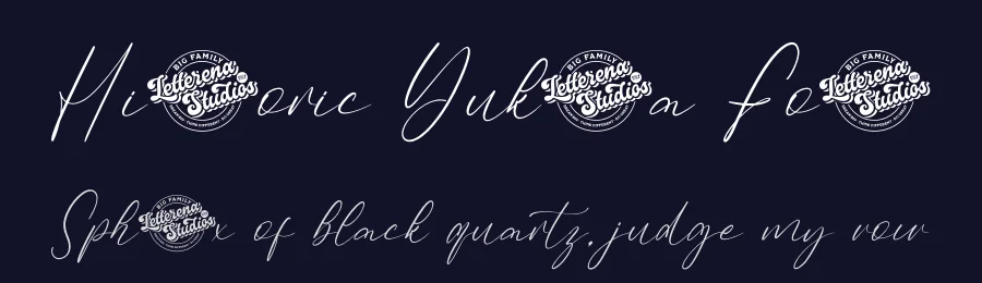 Historic Yukata Font by letterenastudios — Script Handwritten Font — thumbnail 2