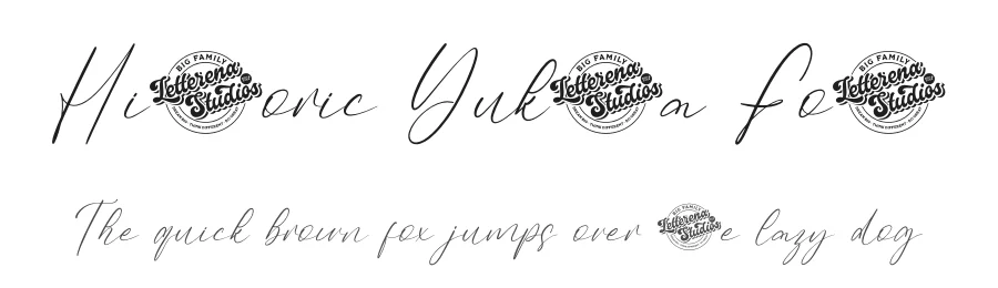 Historic Yukata Font by letterenastudios — Script Handwritten Font