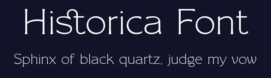 Historica Font by Letteralle — Display Font — thumbnail 2