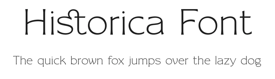 Historica Font by Letteralle β Display Font
