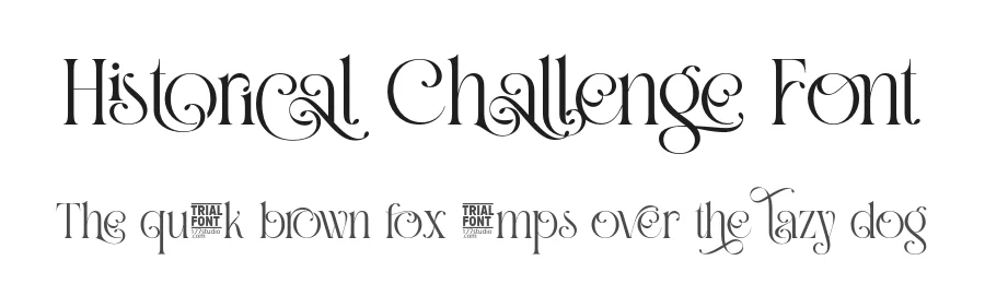 Historical Challenge Font by 177Studio — Display Font