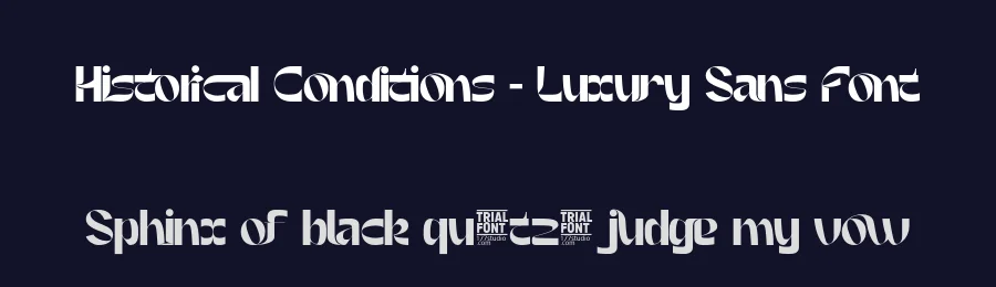 Historical Conditions – Luxury Sans Font by 177Studio — Display Font — thumbnail 2