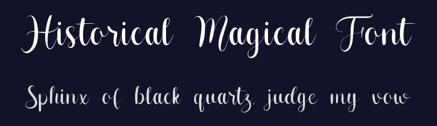 Historical Magical Font by qwrtype — Script Handwritten Font — thumbnail 2