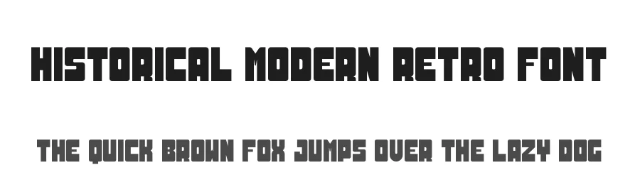 Historical Modern Retro Font by Kong Font — Sans Serif Font