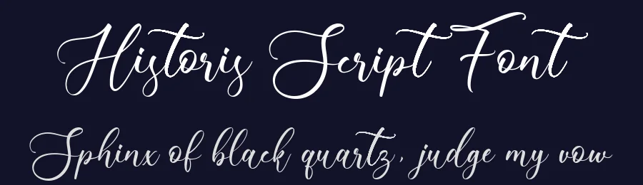 Historis Script Font by [email protected] — Script Handwritten Font — thumbnail 2