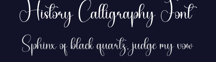 History Calligraphy Font by creativeletter — Script Handwritten Font — thumbnail 2