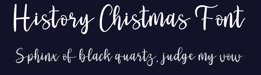 History Chistmas Font by inermediaSTUDIO — Script Handwritten Font — thumbnail 2