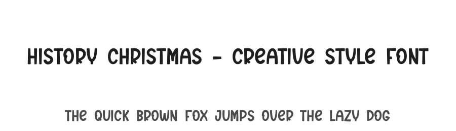 History Christmas – Creative Style Font by creativeletter — Display Font