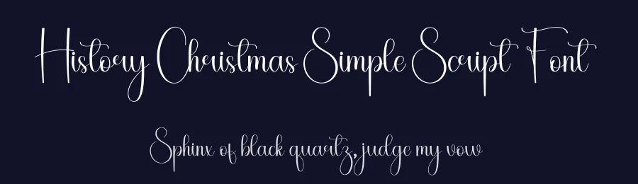 History Christmas Simple Script Font by freshtypeink — Script Handwritten Font — thumbnail 2