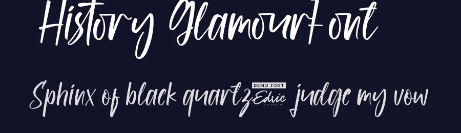 History Glamour Font by edricstudio — Script Handwritten Font — thumbnail 2