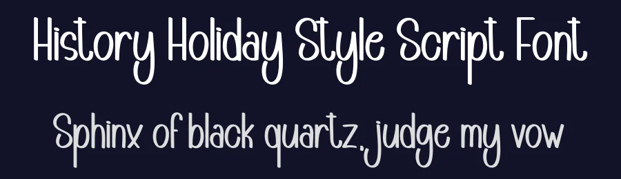 History Holiday Style Script Font by andikastudio — Display Font — thumbnail 2