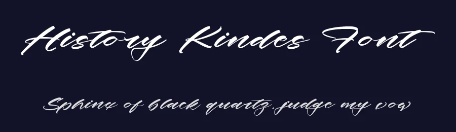 History Kindes Font by stylishtype.co — Script Handwritten Font — thumbnail 2