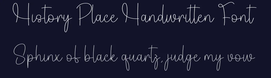 History Place Handwritten Font by andikastudio — Script Handwritten Font — thumbnail 2