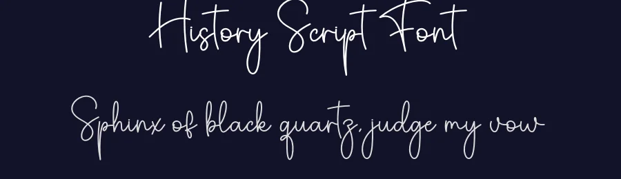 History Script Font by creativeletter — Script Handwritten Font — thumbnail 2