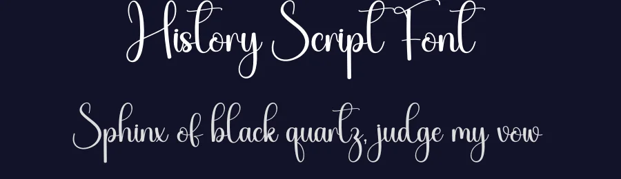History Script Font by creativeletter — Script Handwritten Font — thumbnail 2