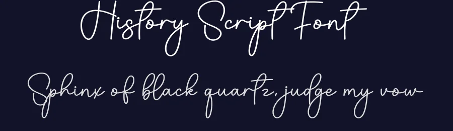 History Script Font by creativeletter — Script Handwritten Font — thumbnail 2
