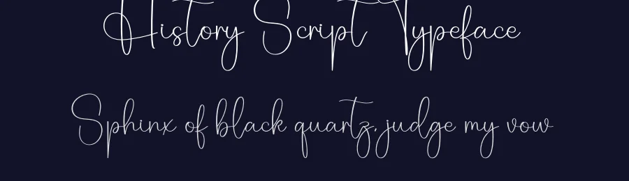 History Script Typeface by creativeletter — Script Handwritten Font — thumbnail 2