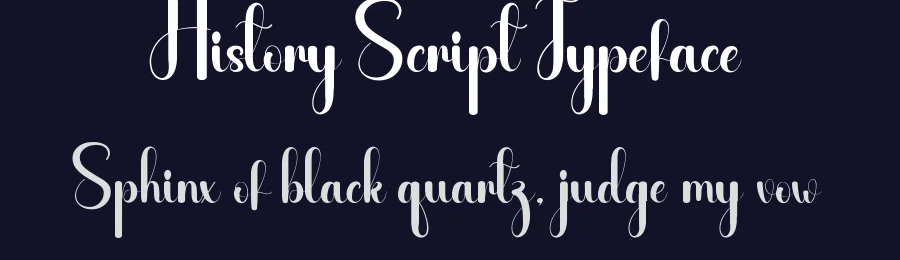 History Script Typeface by andikastudio — Script Handwritten Font — thumbnail 2