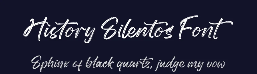 History Silentos Font by stylishtype.co — Script Handwritten Font — thumbnail 2