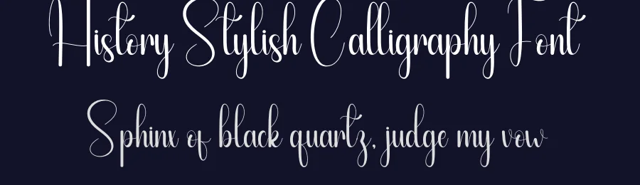 History Stylish Calligraphy Font by andikastudio — Script Handwritten Font — thumbnail 2