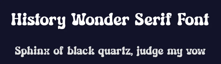 History Wonder Serif Font by timelesstype.co — Serif Font — thumbnail 2