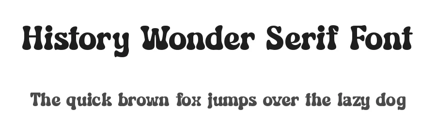 History Wonder Serif Font by timelesstype.co — Serif Font