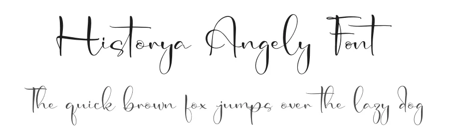 Historya Angely Font by letterfabric — Script Handwritten Font