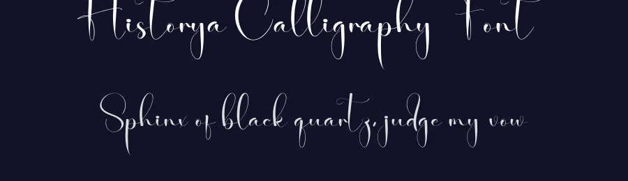 Historya Calligraphy Font by creativeletter — Script Handwritten Font — thumbnail 2