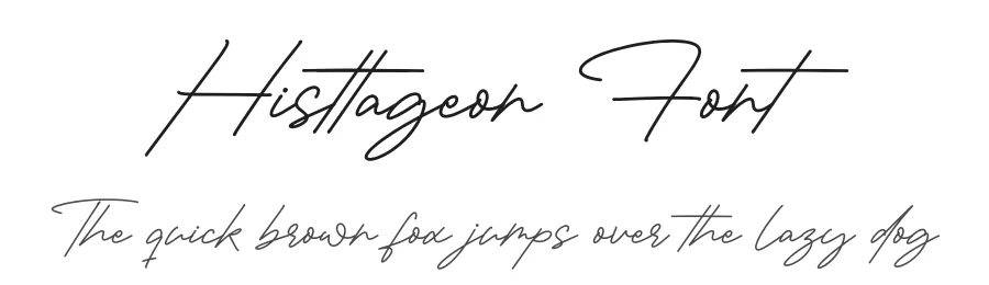 Histtageon Font by grahatype — Script Handwritten Font