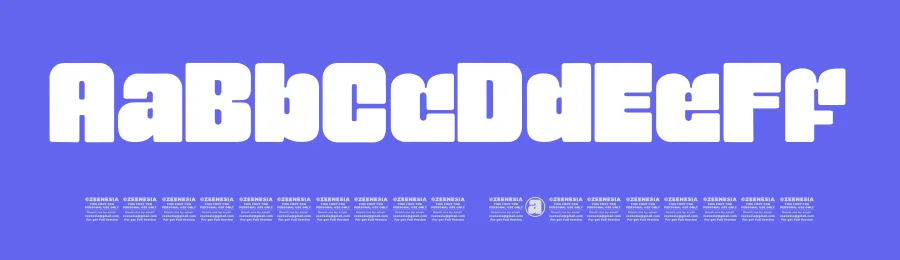 Hisyam Only Font by Zeenesia Std — Display Font — thumbnail 3