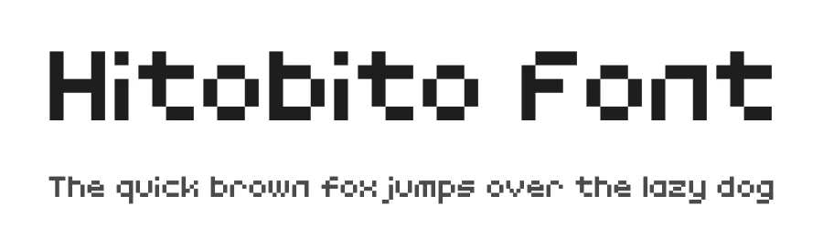 Hitobito Font by Junhan โ Display Font