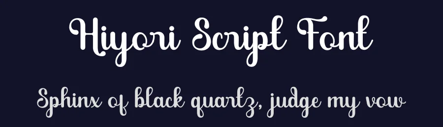 Hiyori Script Font by Rantautype — Script Handwritten Font — thumbnail 2