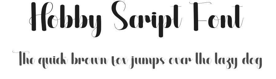 Hobby Script Font by creativeletter — Script Handwritten Font