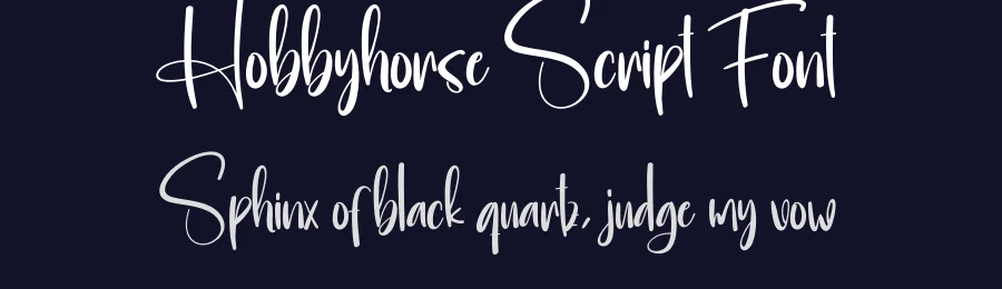Hobbyhorse Script Font by creativeletter — Script Handwritten Font — thumbnail 2