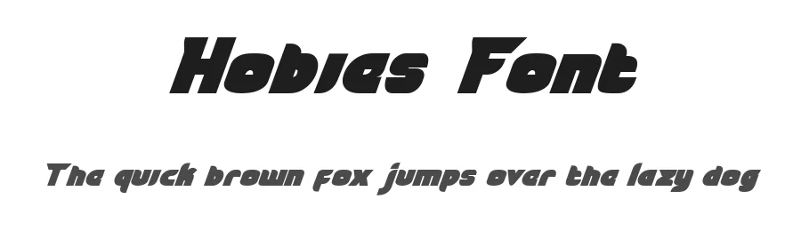 Hobies Font by Flawless And Co — Sans Serif Font