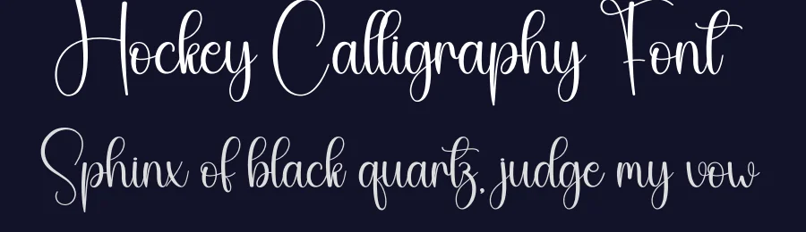 Hockey Calligraphy Font by andikastudio — Script Handwritten Font — thumbnail 2
