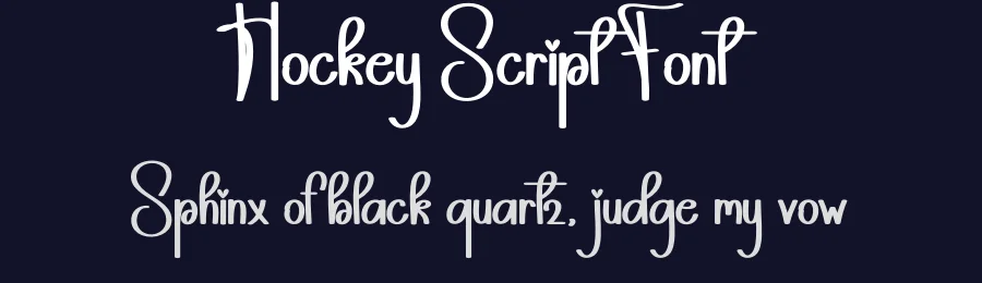 Hockey Script Font by andikastudio — Display Font — thumbnail 2